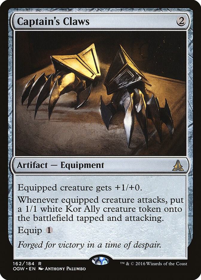 Captain's Claws 162 card from Oath of the Gatewatch
