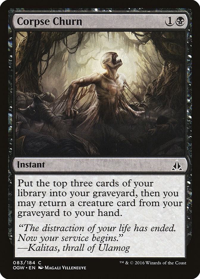 Corpse Churn 83 card from Oath of the Gatewatch