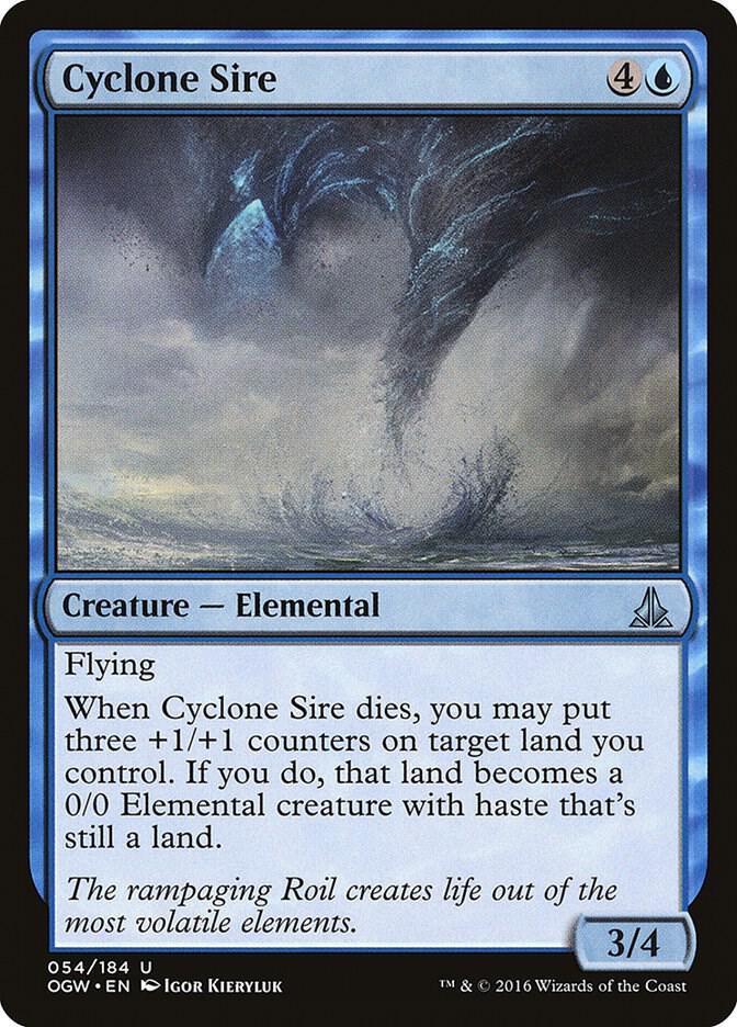 Cyclone Sire 54 card from Oath of the Gatewatch