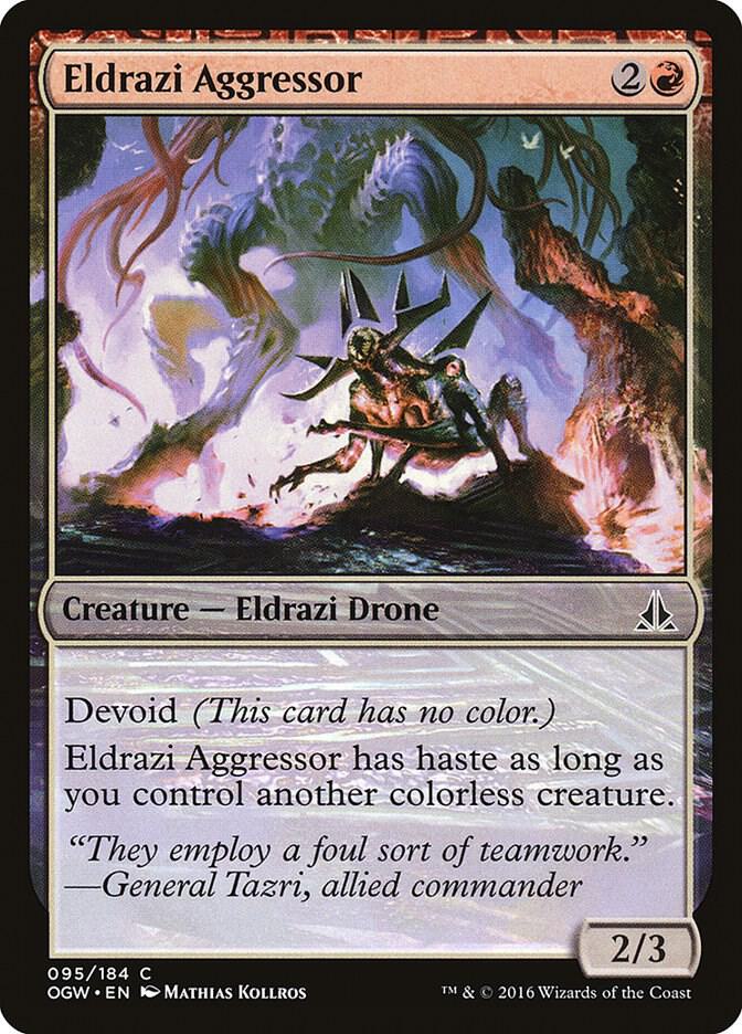 Eldrazi Aggressor 95 card from Oath of the Gatewatch