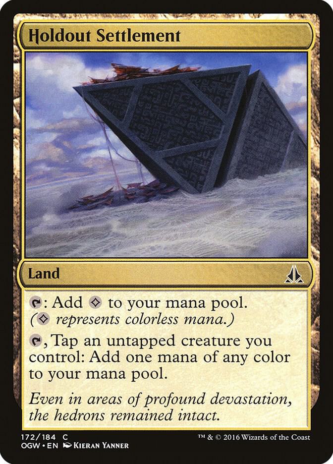 Holdout Settlement 172 card from Oath of the Gatewatch