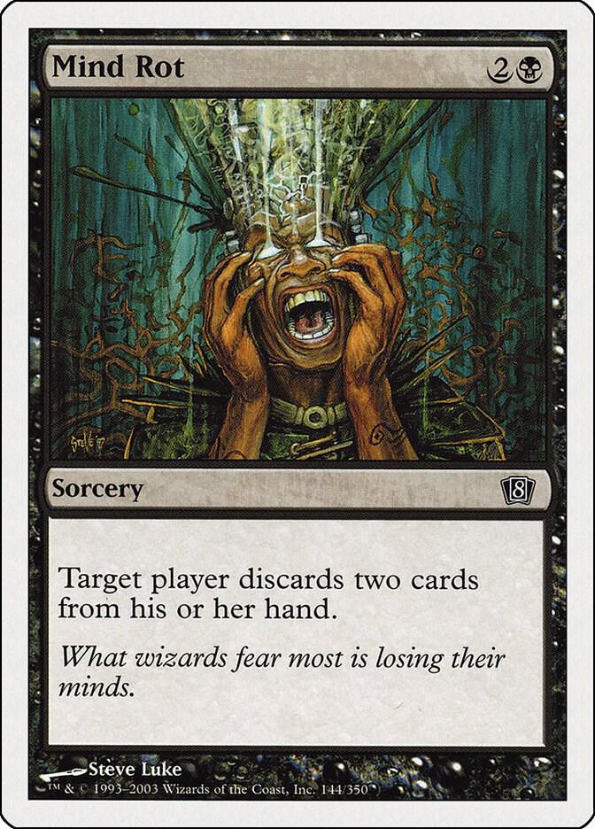 Mind Rot 144 card from 8th Edition