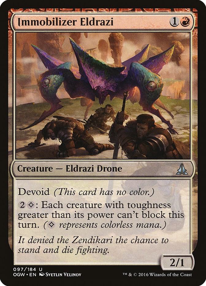 Immobilizer Eldrazi 97 card from Oath of the Gatewatch