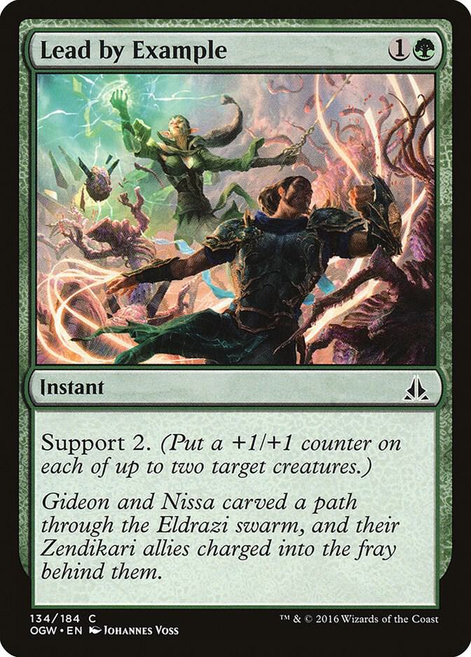 Lead by Example 134 card from Oath of the Gatewatch