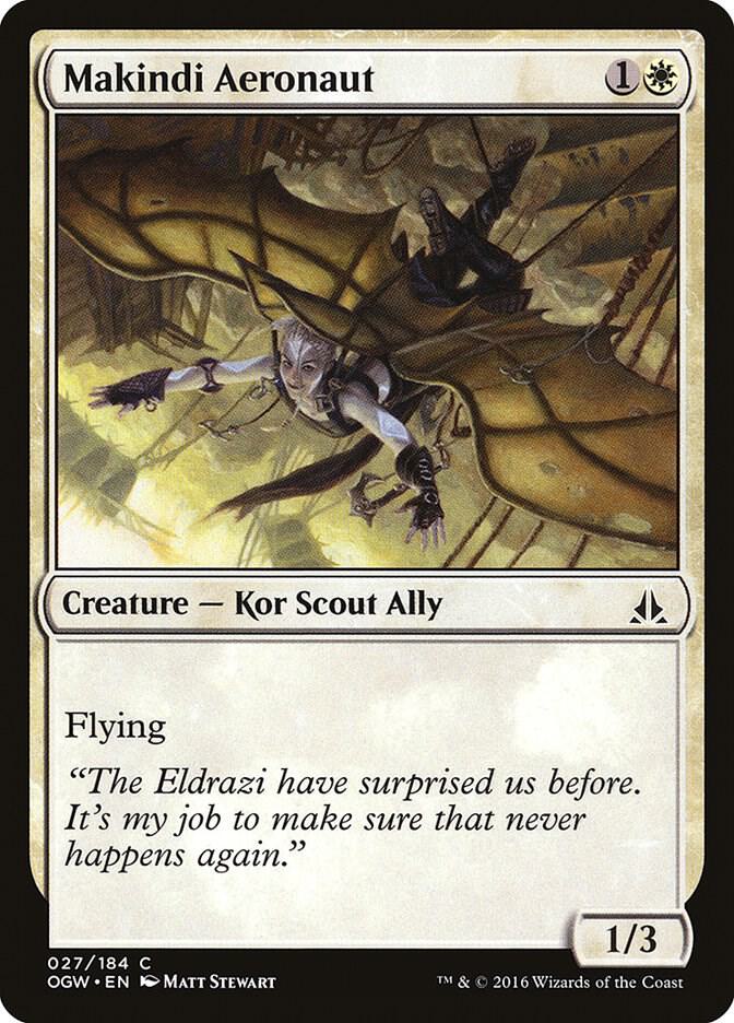 Makindi Aeronaut 27 card from Oath of the Gatewatch