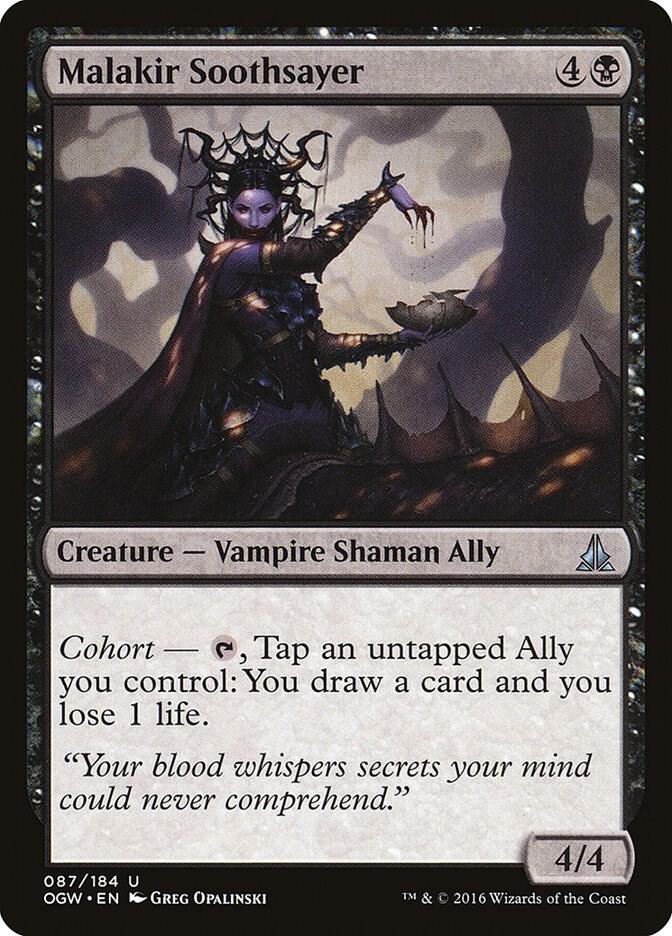Malakir Soothsayer 87 card from Oath of the Gatewatch