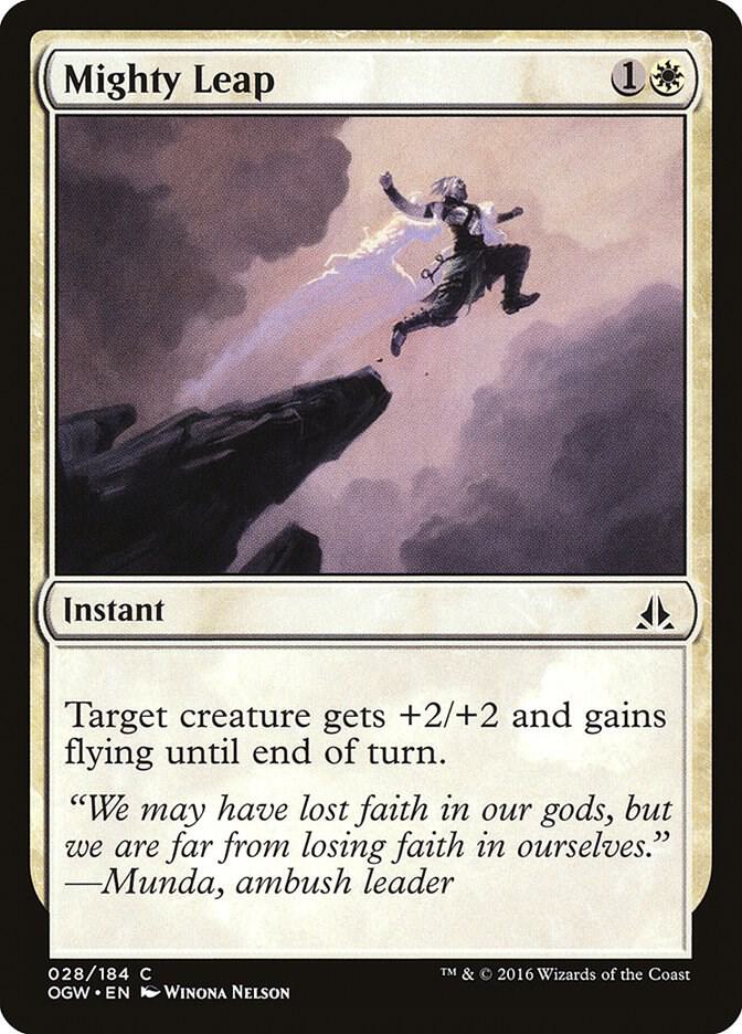 Mighty Leap 28 card from Oath of the Gatewatch
