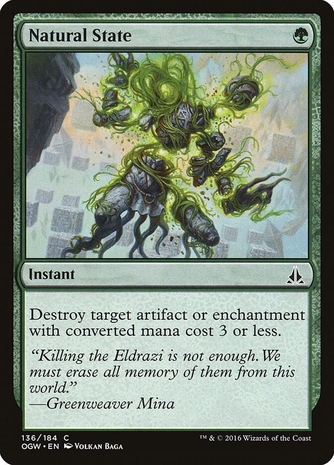 Natural State 136 card from Oath of the Gatewatch