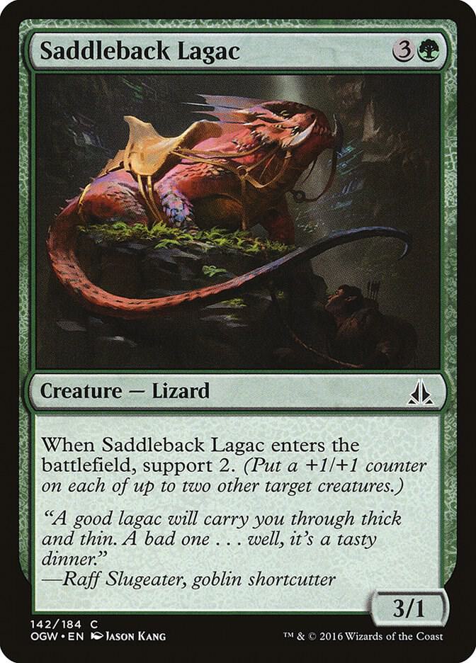 Saddleback Lagac 142 card from Oath of the Gatewatch