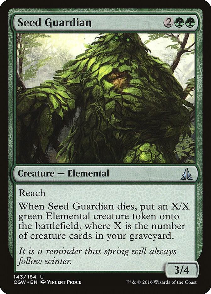 Seed Guardian 143 card from Oath of the Gatewatch
