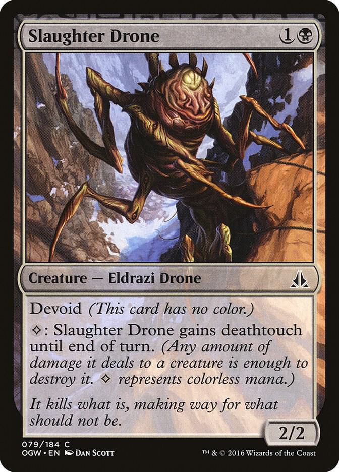 Slaughter Drone 79 card from Oath of the Gatewatch