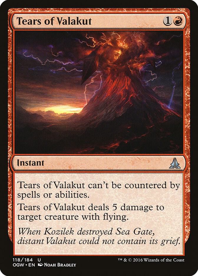 Tears of Valakut 118 card from Oath of the Gatewatch