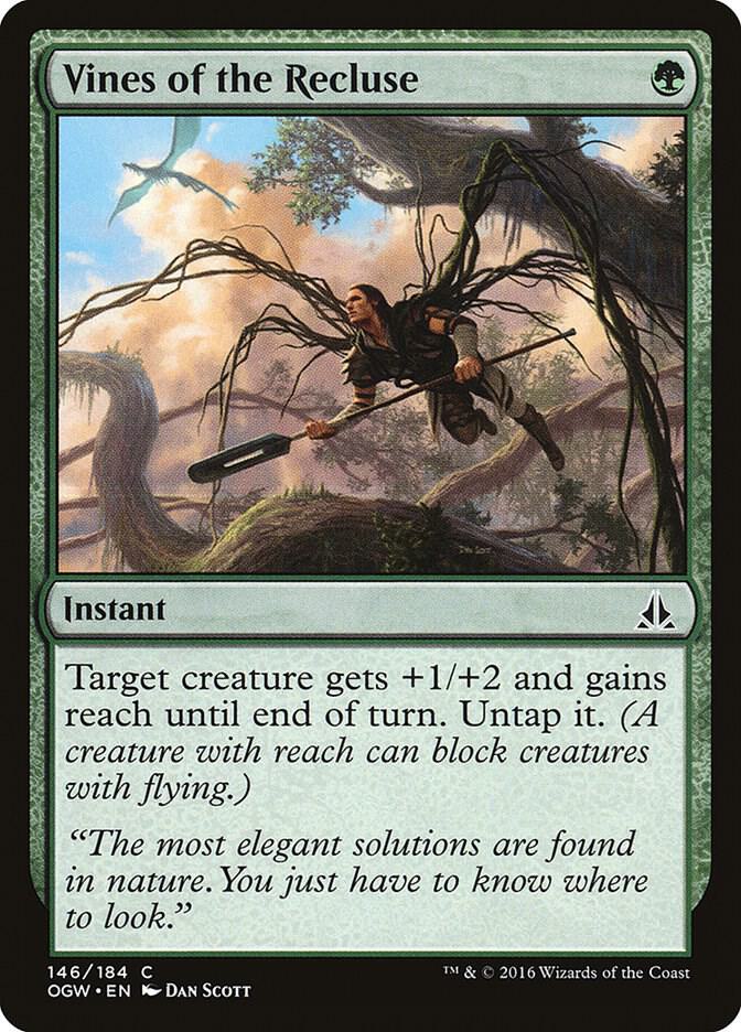 Vines of the Recluse 146 card from Oath of the Gatewatch