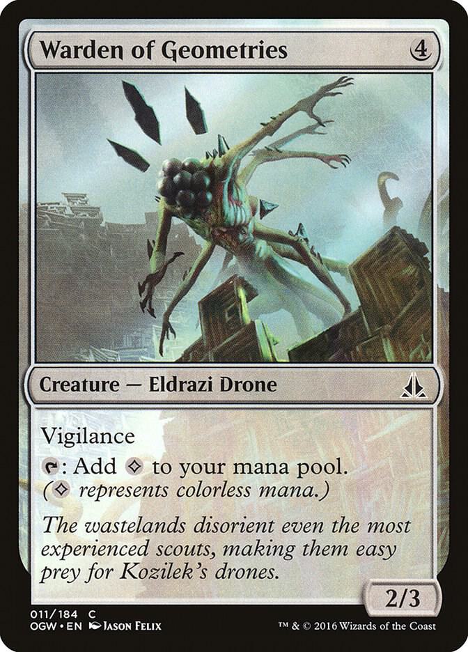 Warden of Geometries 11 card from Oath of the Gatewatch