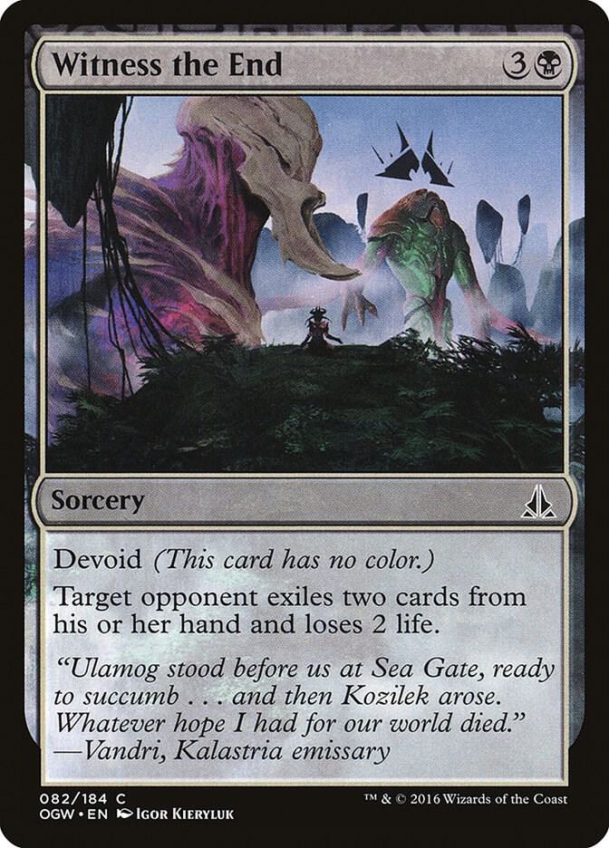 Witness the End 82 card from Oath of the Gatewatch