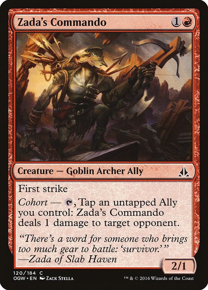 Zada's Commando 120 card from Oath of the Gatewatch