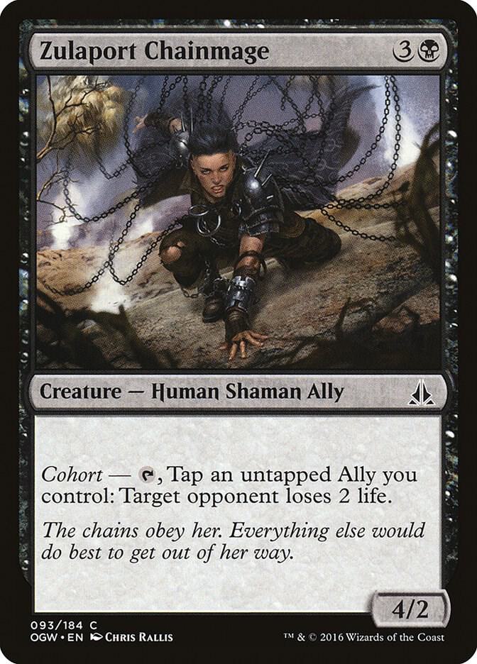Zulaport Chainmage 93 card from Oath of the Gatewatch