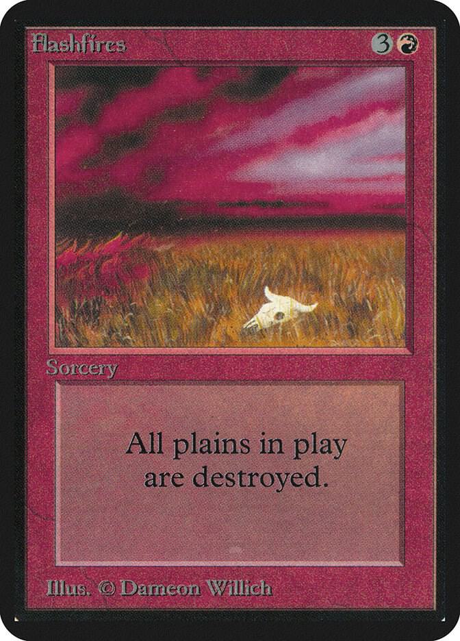 Flashfires card from Alpha Edition