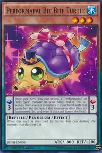 Performapal Bit Bite Turtle BOSH-EN005 card from Breakers of Shadow