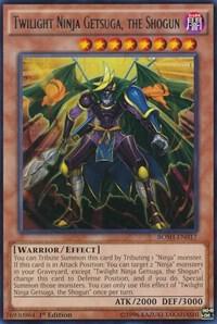 Twilight Ninja Getsuga, the Shogun BOSH-EN017 card from Breakers of Shadow