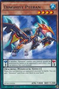 Dinomist Pteran BOSH-EN026 card from Breakers of Shadow