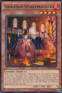 Shiranui Spiritmaster BOSH-EN033 card from Breakers of Shadow