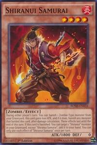 Shiranui Samurai BOSH-EN034 card from Breakers of Shadow