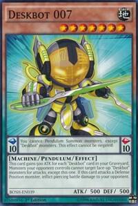 Deskbot 007 BOSH-EN039 card from Breakers of Shadow
