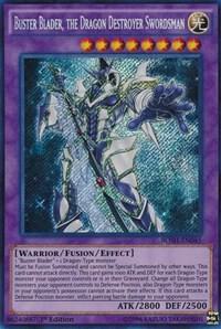Buster Blader, the Dragon Destroyer Swordsman BOSH-EN045 card from Breakers of Shadow