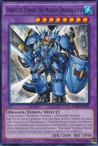 Dinoster Power, the Mighty Dracoslayer BOSH-EN046 card from Breakers of Shadow