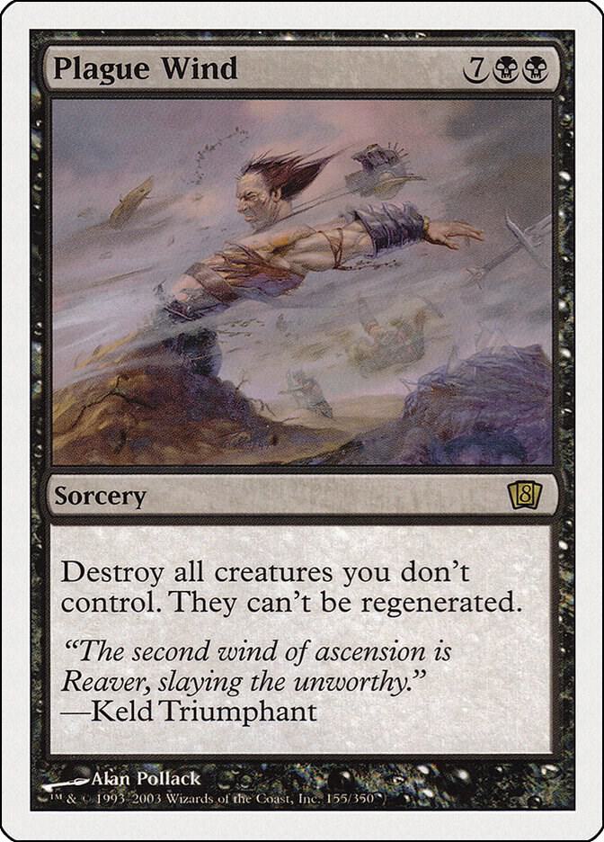 Plague Wind 155 card from 8th Edition