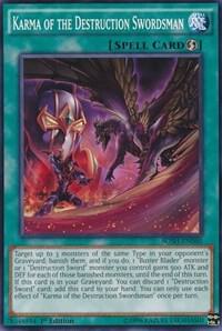 Karma of the Destruction Swordsman BOSH-EN060 card from Breakers of Shadow