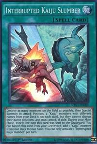 Interrupted Kaiju Slumber BOSH-EN089 card from Breakers of Shadow