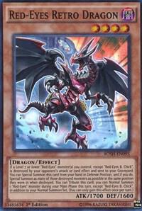 Red-Eyes Retro Dragon BOSH-EN095 card from Breakers of Shadow