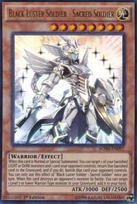 Black Luster Soldier - Sacred Soldier BOSH-EN097 card from Breakers of Shadow