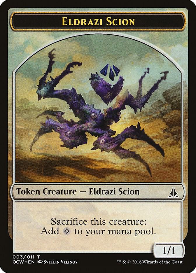 Eldrazi Scion Token 3 card from Oath of the Gatewatch