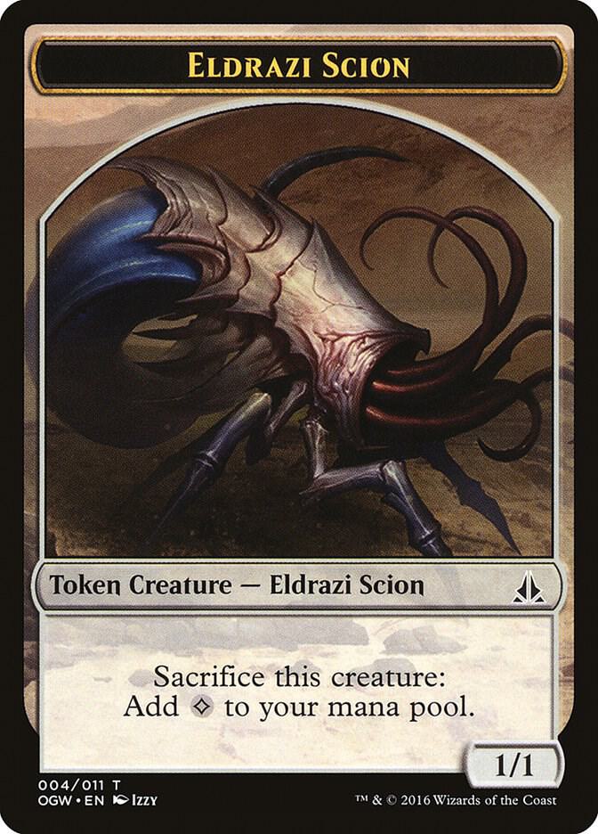 Eldrazi Scion Token 4 card from Oath of the Gatewatch