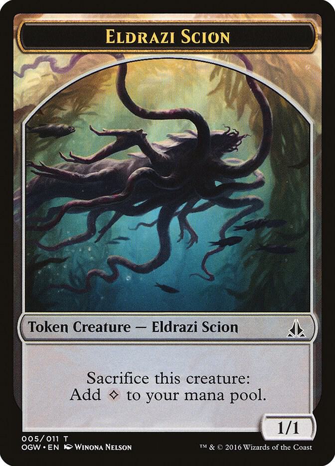 Eldrazi Scion Token 5 card from Oath of the Gatewatch