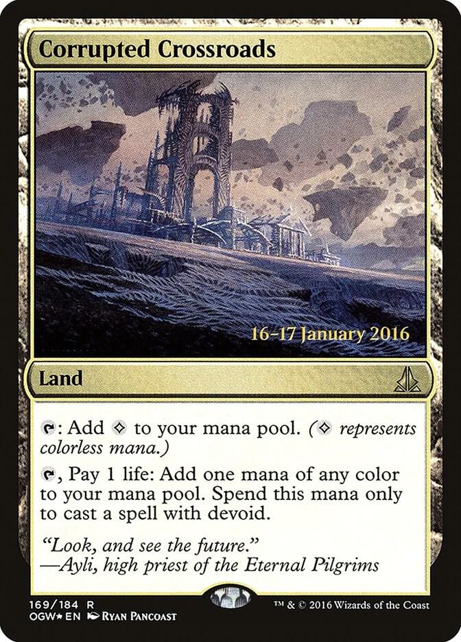 Corrupted Crossroads 169 card from Prerelease Cards