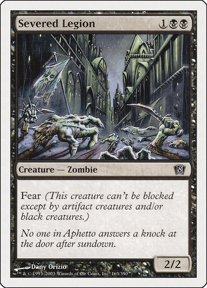 Severed Legion 163 card from 8th Edition
