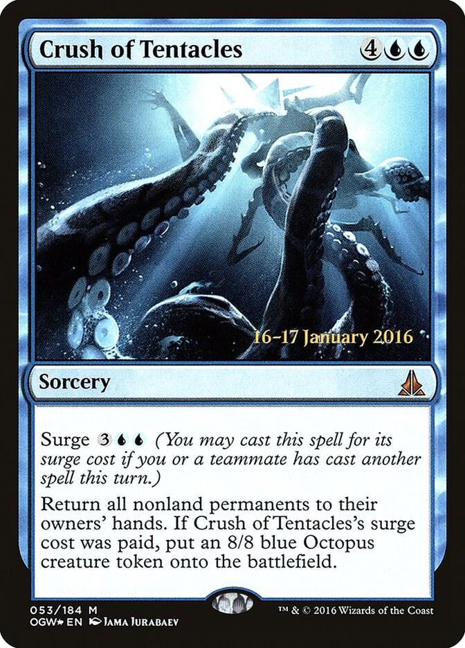 Crush of Tentacles 53 card from Prerelease Cards
