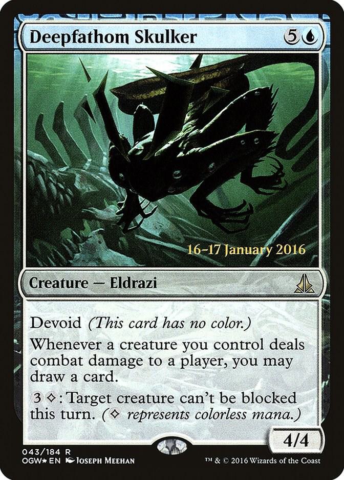 Deepfathom Skulker 43 card from Prerelease Cards