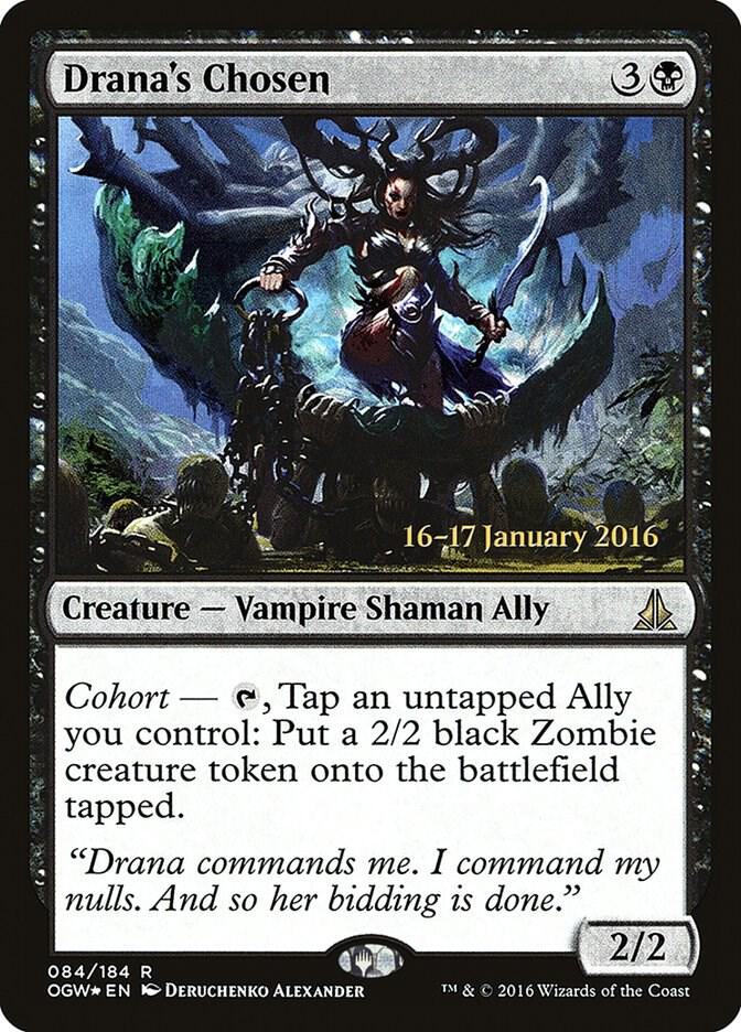 Drana's Chosen 84 card from Prerelease Cards