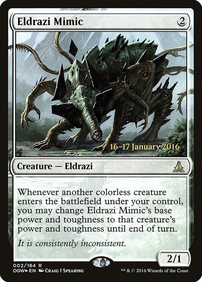 Eldrazi Mimic 2 card from Prerelease Cards