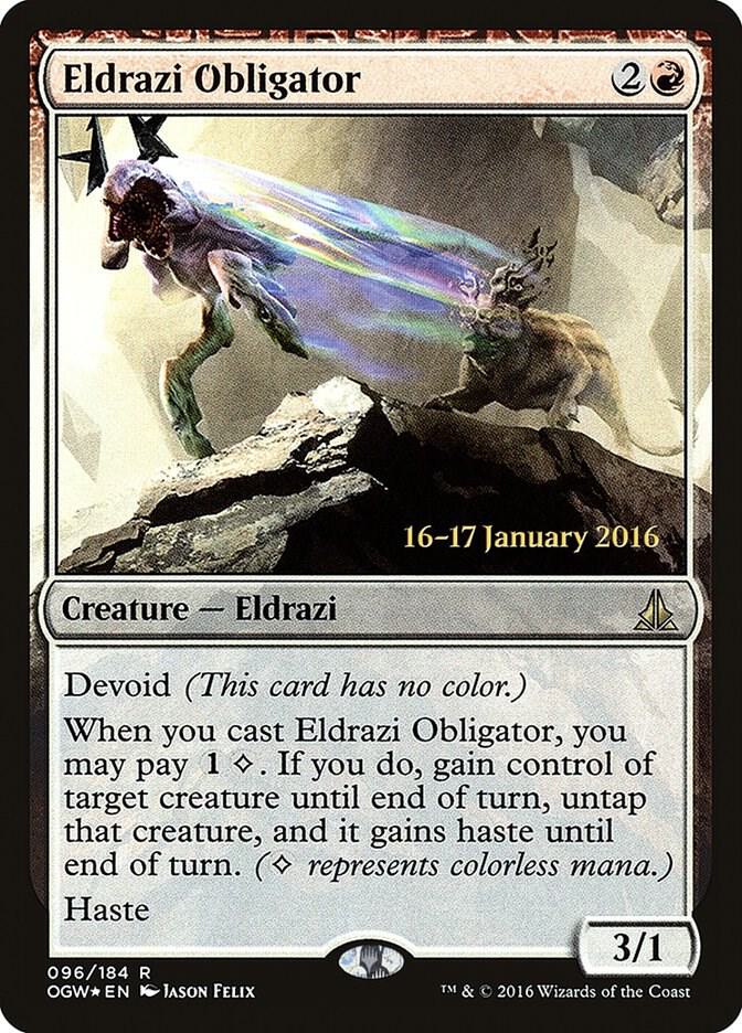 Eldrazi Obligator 96 card from Prerelease Cards