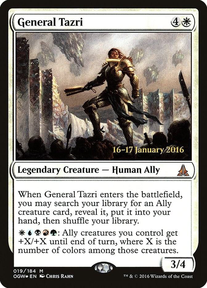 General Tazri 19 card from Prerelease Cards