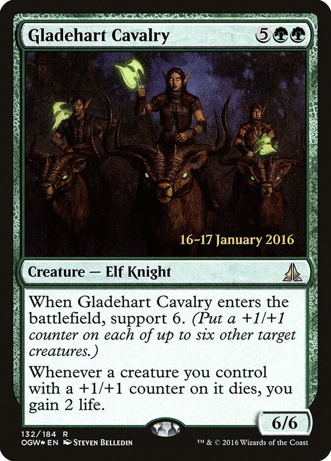 Gladehart Cavalry 132 card from Prerelease Cards