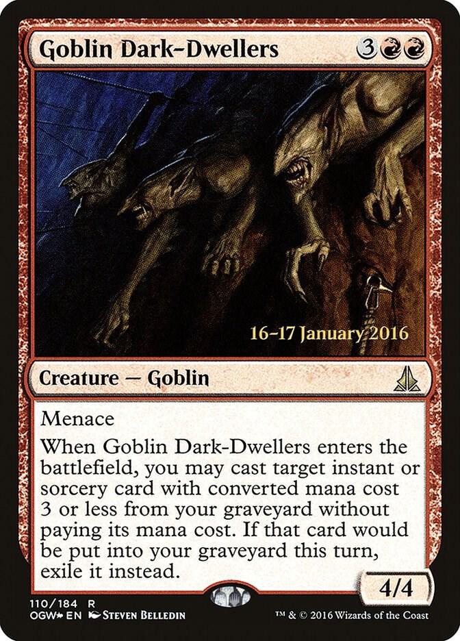 Goblin Dark-Dwellers 110 card from Prerelease Cards