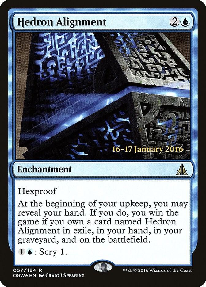 Hedron Alignment 57 card from Prerelease Cards