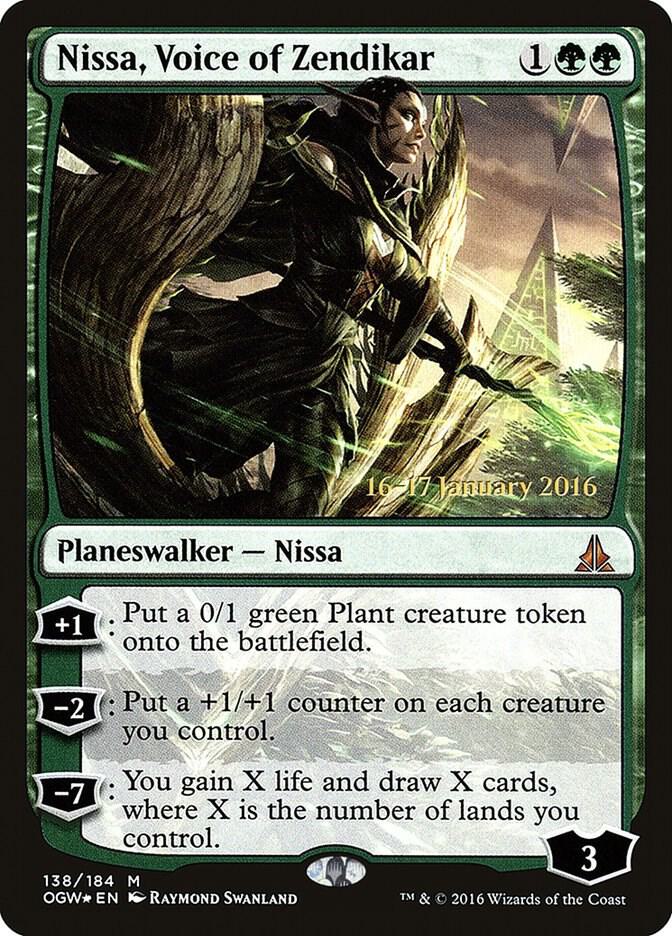 Nissa, Voice of Zendikar 138 card from Prerelease Cards